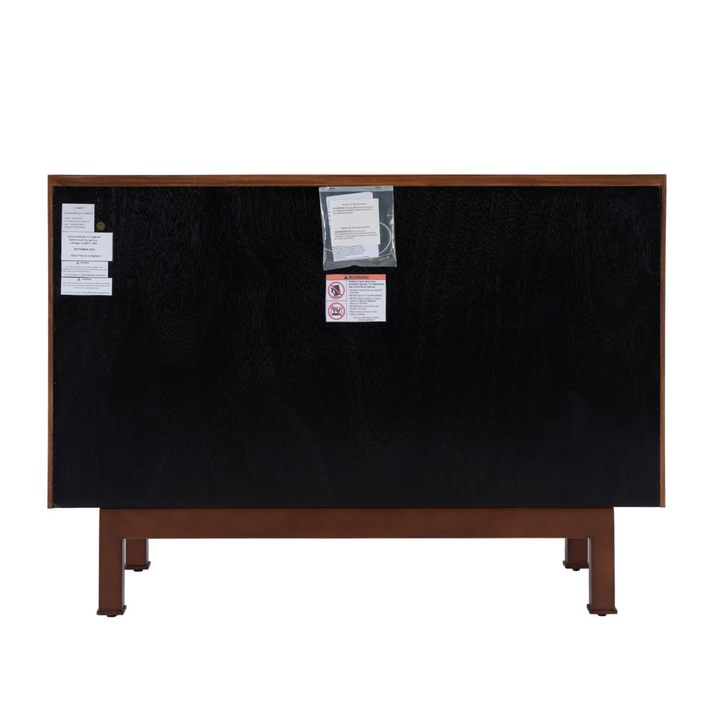 Butler Specialty Company - Stefan 40 in. W Rectangular Wood 2 Door Accent Storage Cabinet, Brown - 5771070_CLOSEOUT