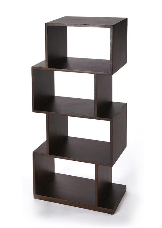 Butler Specialty Company - Stockholm 47.5 in. H x 21.5 in. W Wood 4 Shelf Etagere Bookshelf, Dark Brown - 3382403