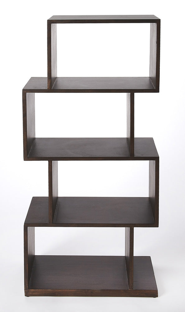 Butler Specialty Company - Stockholm 47.5 in. H x 21.5 in. W Wood 4 Shelf Etagere Bookshelf, Dark Brown - 3382403