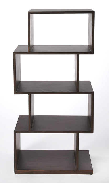 Butler Specialty Company - Stockholm 47.5 in. H x 21.5 in. W Wood 4 Shelf Etagere Bookshelf, Dark Brown - 3382403