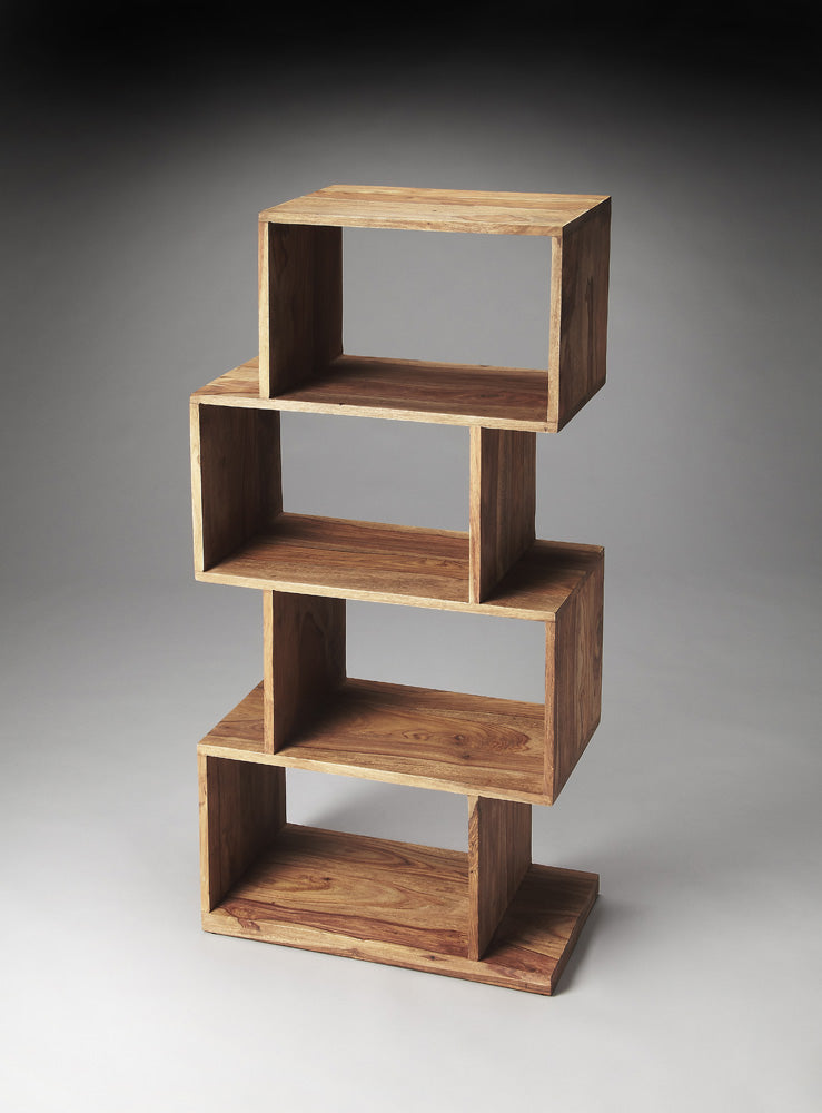 Butler Specialty Company - Stockholm 47.5 in. H x 21.5 in. W Wood 4 Shelf Etagere Bookshelf, Light Brown - 3382140