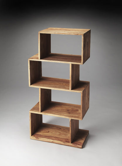 Butler Specialty Company - Stockholm 47.5 in. H x 21.5 in. W Wood 4 Shelf Etagere Bookshelf, Light Brown - 3382140