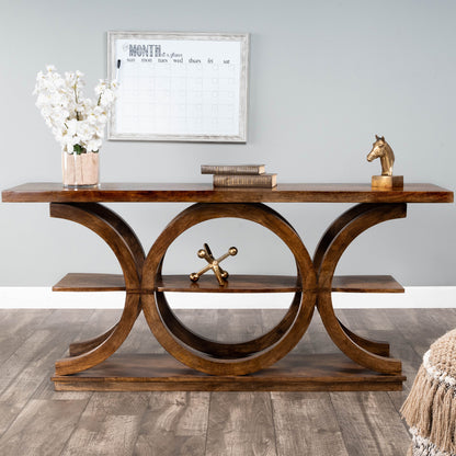 Butler Specialty Company - Stowe Rustic Console Table, Medium Brown - 5327354