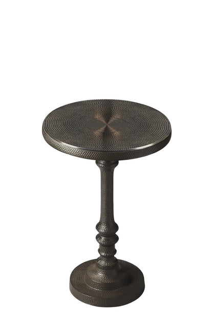 Butler Specialty Company - Tanya 15.75 in. W Round Metal Pedestal Side Table, Bronze - 2275025