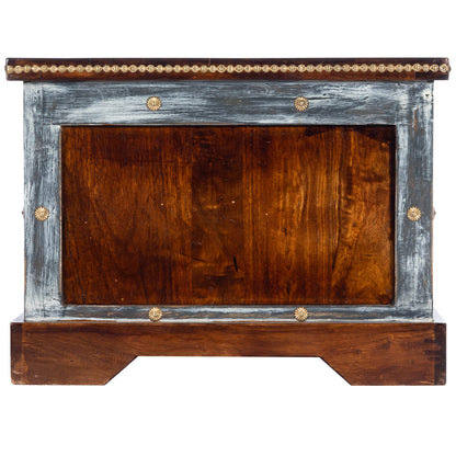 Butler Specialty Company - Artifacts - Tennor Wood & Hand Painted Storage Coffee Table, Medium Brown - 5480290