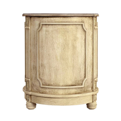 Butler Specialty Company - Thurmond Drum 20 in. W Round Wood Drum Side Table, Beige - 584424