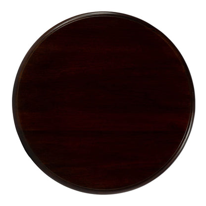 Butler Specialty Company - Tia 18 in. W Round Wood Pedestal Side Table, Brown - 5808140 View 4