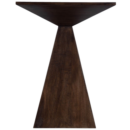 Butler Specialty Company - Titus 18 in. W Square Wood Modern End Table, Dark Brown - 4425403