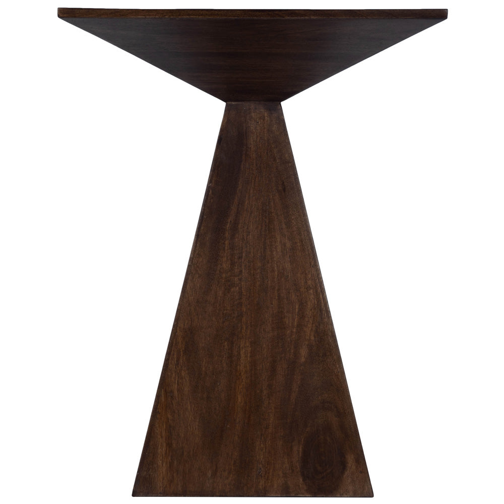 Butler Specialty Company - Titus 18 in. W Square Wood Modern End Table, Dark Brown - 4425403