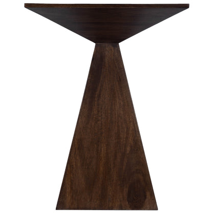 Butler Specialty Company - Titus 18 in. W Square Wood Modern End Table, Dark Brown - 4425403