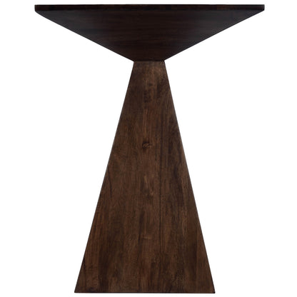 Butler Specialty Company - Titus 18 in. W Square Wood Modern End Table, Dark Brown - 4425403