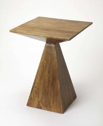 Butler Specialty Company - Titus 18 in. W Square Wood Modern End Table, Light Brown - 4425140