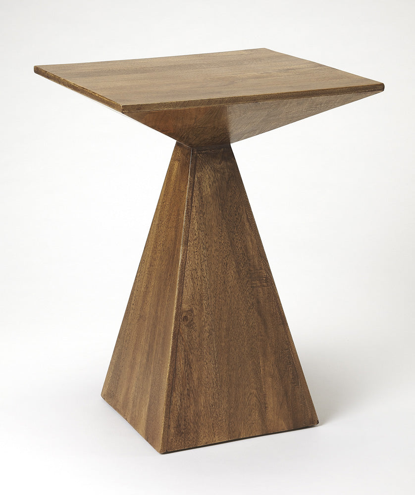 Butler Specialty Company - Titus 18 in. W Square Wood Modern End Table, Light Brown - 4425140