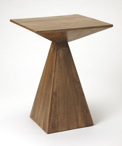 Butler Specialty Company - Titus 18 in. W Square Wood Modern End Table, Light Brown - 4425140