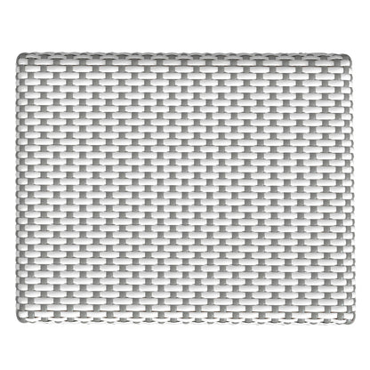 Butler Specialty Company - Robias - Tobias 18 in. Seat Height Round Rattan Stool, Gray/White Dot - 5746266