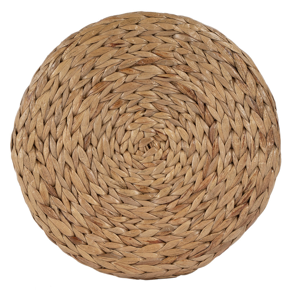 Butler Specialty Company - Tobias 24 in. Seat Height Rattan Round Backless Counter Height Stool with Footrest, Light Brown - 9371440