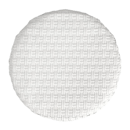 Butler Specialty Company - Tobias 18 in. Seat Height Round Rattan Stool, White - 5745304