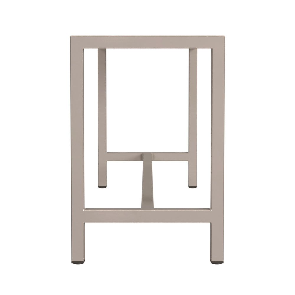 Butler Specialty Company - Tribeca 43.5 in. W Rectangular Iron Bench, Silver - 6125025