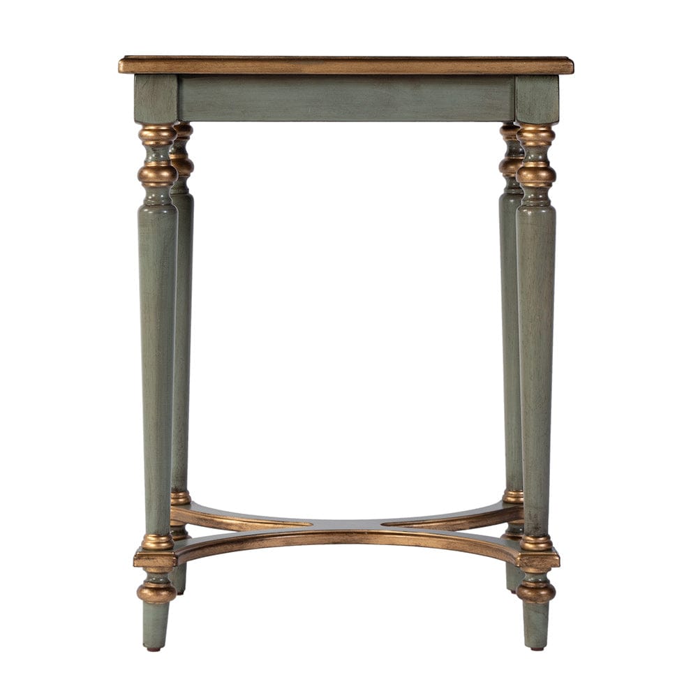 Butler Specialty Company - Tyler 18 in. W Rectangular Wood Side Table w 4-Way Match Veneer Inlay, Pastel Green - 2116482 View 3