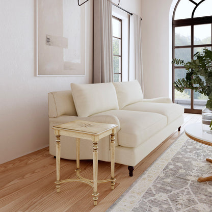 Butler Specialty Company - Tyler 18 in. W Rectangular Wood Side Table, Beige - 2116424