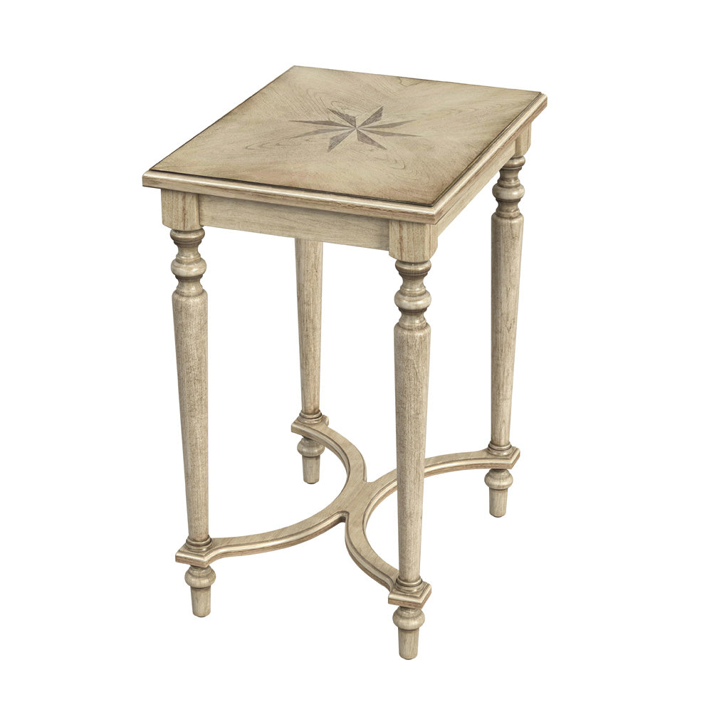 Butler Specialty Company - Tyler 18 in. W Rectangular Wood Side Table, Beige - 2116424