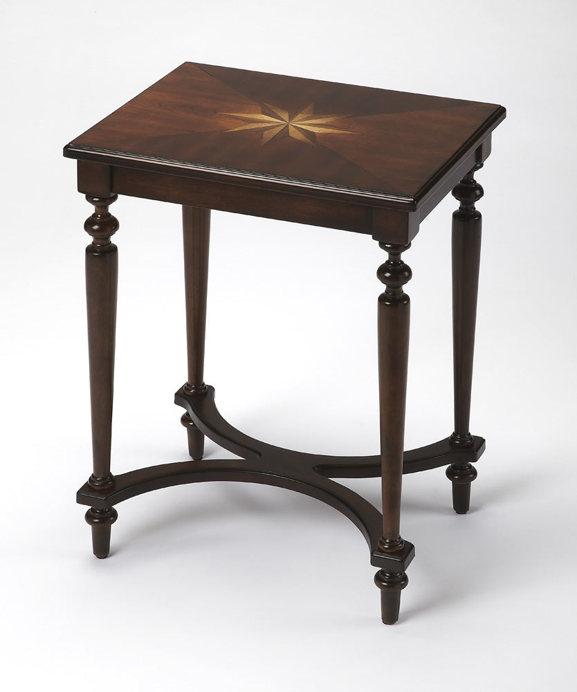 Butler Specialty Company - Tyler 18 in. W Rectangular Wood Side Table, Dark Brown - 2116024