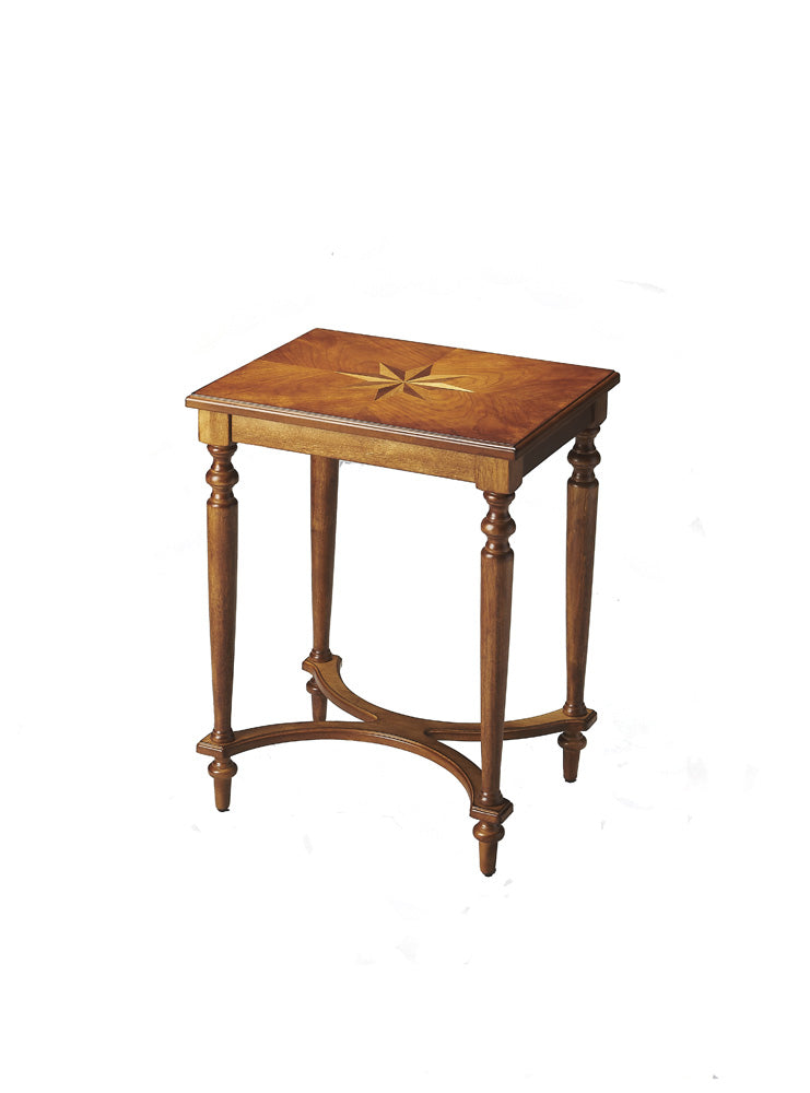 Butler Specialty Company - Tyler 18 in. W Rectangular Wood Side Table, Medium Brown - 2116101