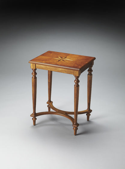 Butler Specialty Company - Tyler 18 in. W Rectangular Wood Side Table, Medium Brown - 2116101