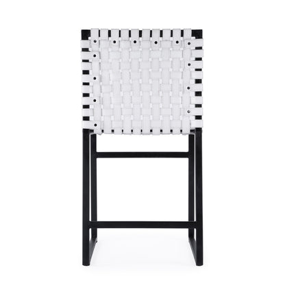 Butler Specialty Company - Urban Woven Leather Side Chair, White - 5447411_CLOSEOUT