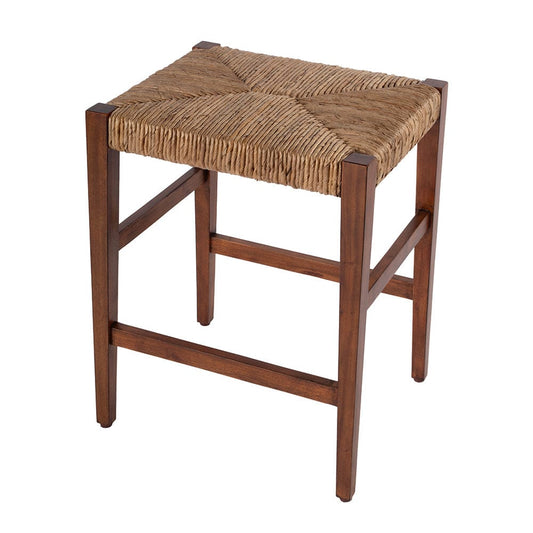 Butler Specialty Company - Valencia 24.5 in. Seat Height Woven Backless Counter Stool, Dark Brown - 5780476 View 1