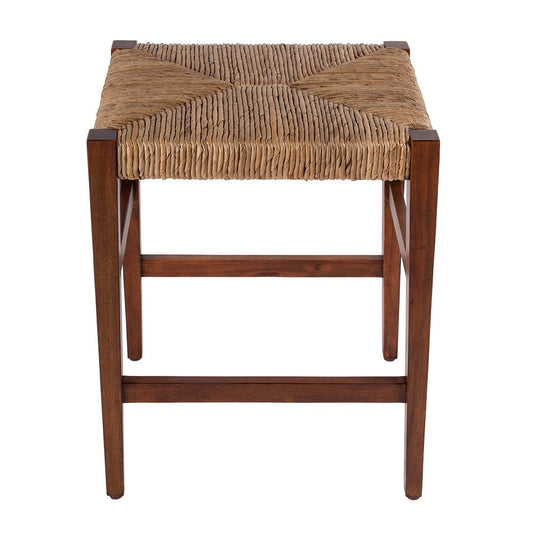 Butler Specialty Company - Valencia 24.5 in. Seat Height Woven Backless Counter Stool, Dark Brown - 5780476 View 2