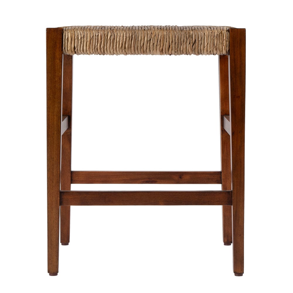 Butler Specialty Company - Valencia 24.5 in. Seat Height Woven Backless Counter Stool, Dark Brown - 5780476 View 3