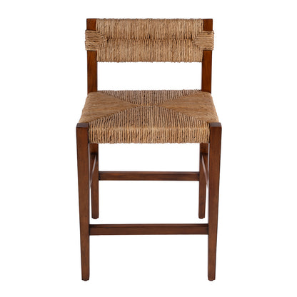 Butler Specialty Company - Valencia 25 in. Seat Height Woven Counter Stool w Back, Dark Brown - 5779476 View 2