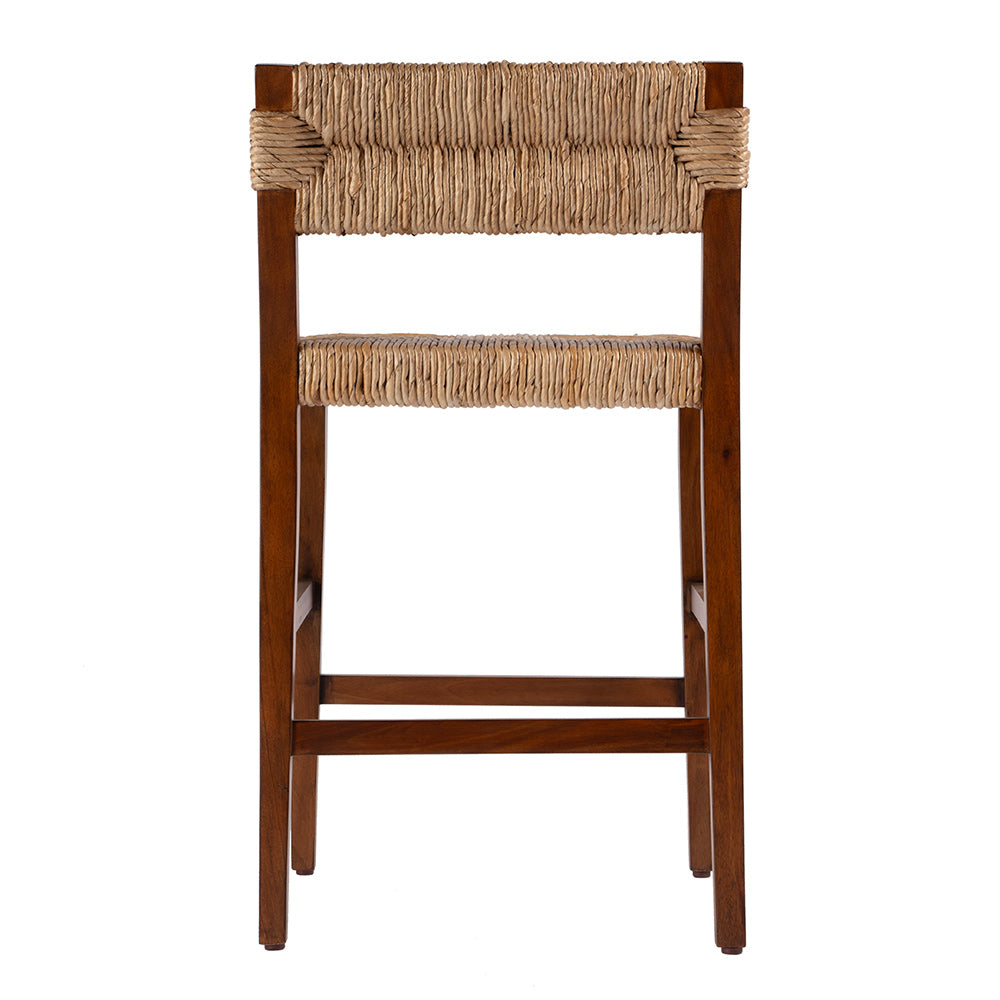 Butler Specialty Company - Valencia 25 in. Seat Height Woven Counter Stool w Back, Dark Brown - 5779476 View 4