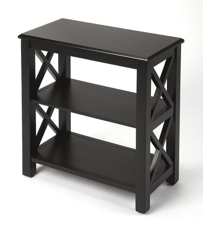 Butler Specialty Company - Vance 25 in. H x 22 in. W Wood 2 Shelf Bookcase, Black - 4105111