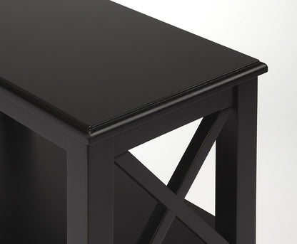 Butler Specialty Company - Vance 25 in. H x 22 in. W Wood 2 Shelf Bookcase, Black - 4105111