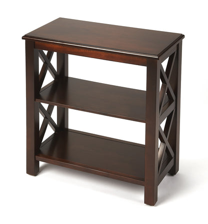 Butler Specialty Company - Vance 25 in. H x 22 in. W Wood 2 Shelf Bookcase, Dark Brown - 4105024