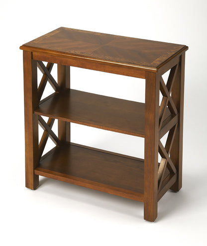 Butler Specialty Company - Vance 25 in. H x 22 in. W Wood 2 Shelf Bookcase, Medium Brown - 4105101