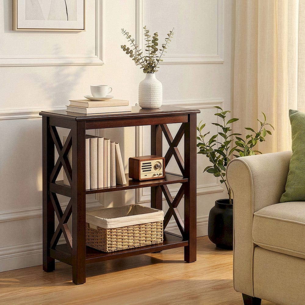 Butler Specialty Company - Vance 25 in. H x 22 in. W Wood 2 Shelf Bookcase, Dark Brown - 4105024 view 5