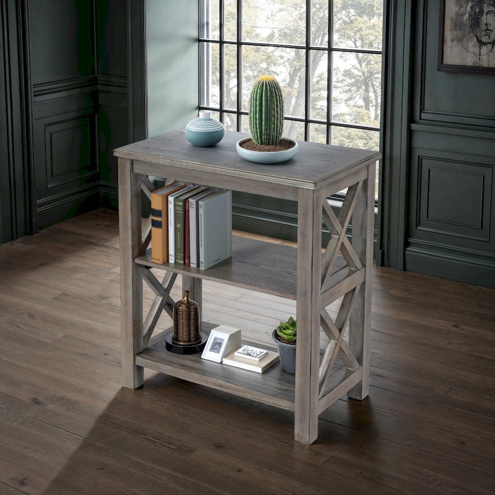 Butler Specialty Company - Vance 25 in. H x 22 in. W Wood 2 Shelf Bookcase, Light Brown - 4105248 view 7