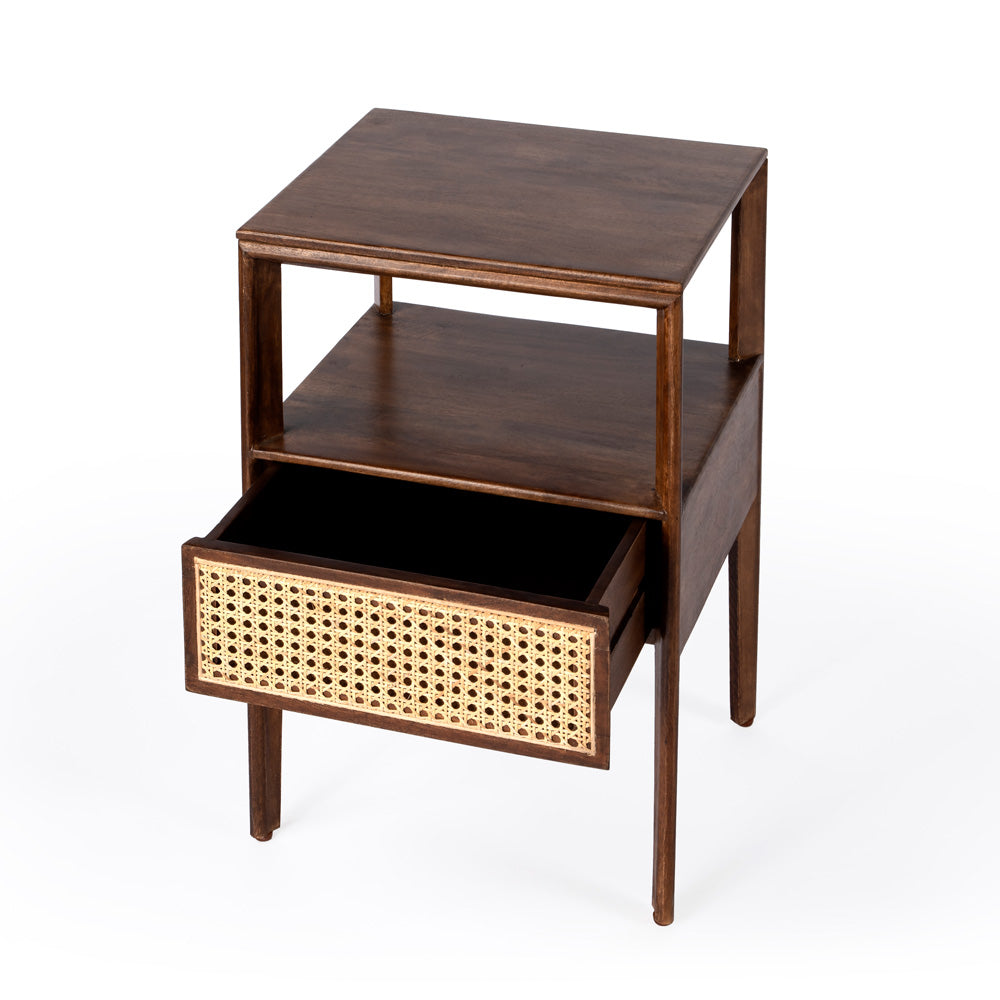 Butler Specialty Company - Vardo 1 Drawer Cane Nightstand, Multi - 5624140