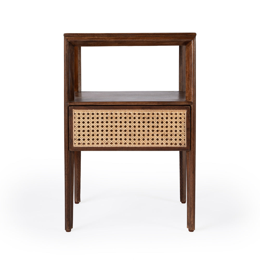 Butler Specialty Company - Vardo 1 Drawer Cane Nightstand, Multi - 5624140
