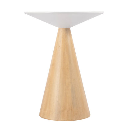 Butler Specialty Company - Via 20 in. W Round Solid Wood Side Table, Natural - 5845389 View 2