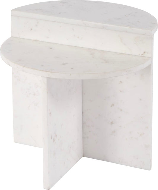 Butler Specialty Company Vienna 19.5 in. W Round 100% Marble Accent Table  - White - 5864455 view 1