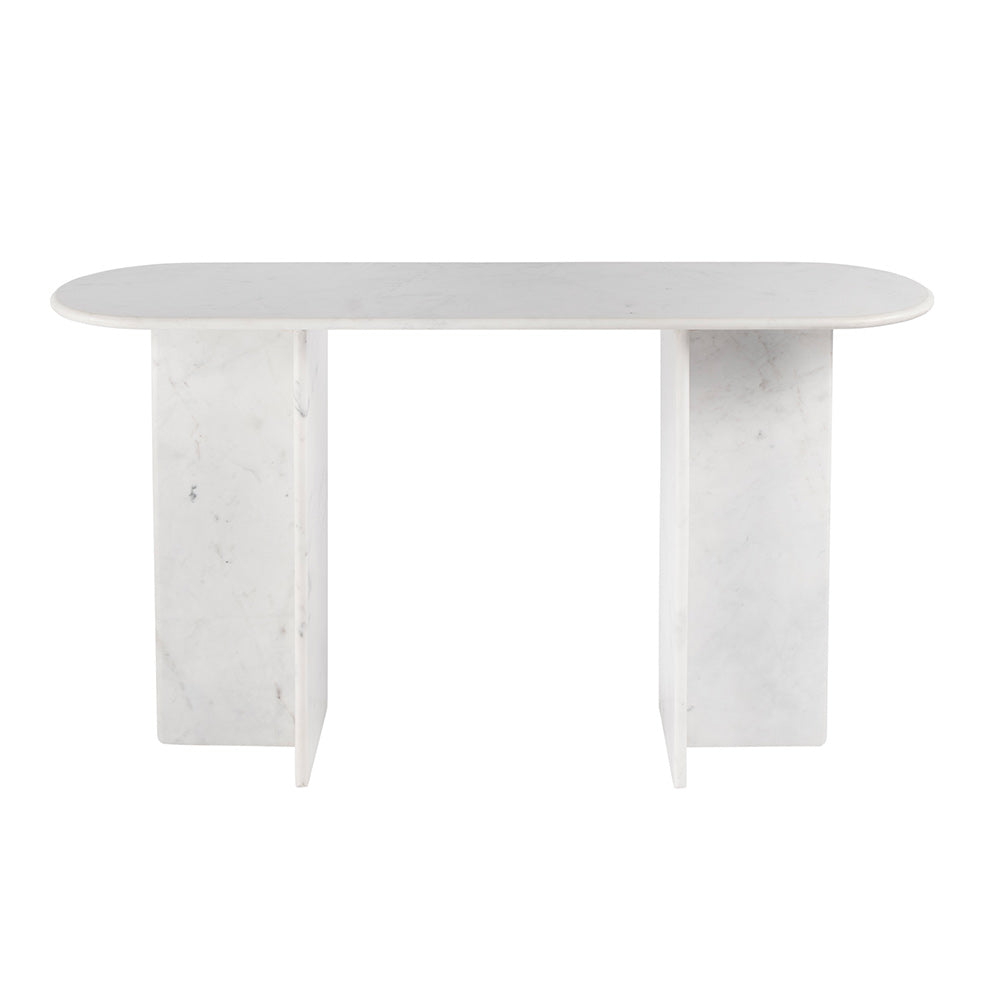 Butler Specialty Company - Vienna 54 in. W Rectangular 100% Marble Console/Sofa Table, White - 5867455 View 2