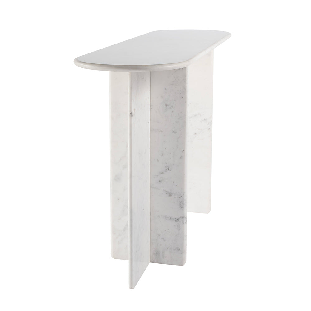 Butler Specialty Company - Vienna 54 in. W Rectangular 100% Marble Console/Sofa Table, White - 5867455 View 4