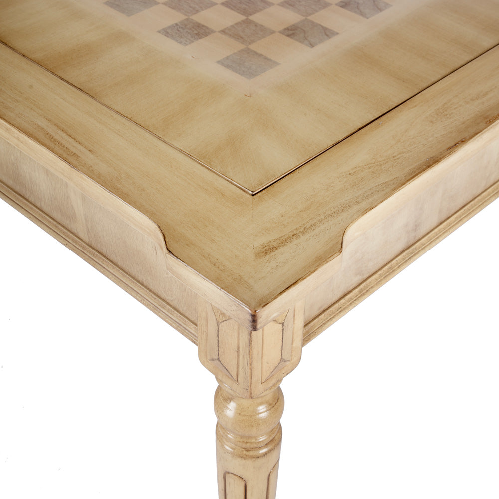 Butler Specialty Company - Vincent 36 in. W Square Wood Multi-Game Card Table, Beige - 837424
