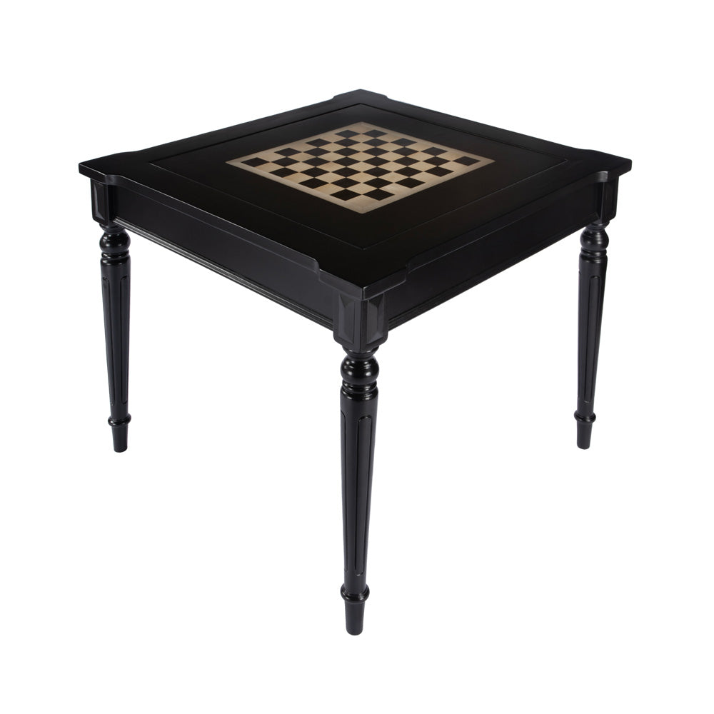 Butler Specialty Company - Vincent 36 in. W Square Wood Multi-Game Card Table, Black - 837111