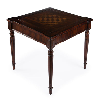 Butler Specialty Company - Vincent 36 in. W Square Wood Multi-Game Card Table, Dark Brown - 837024