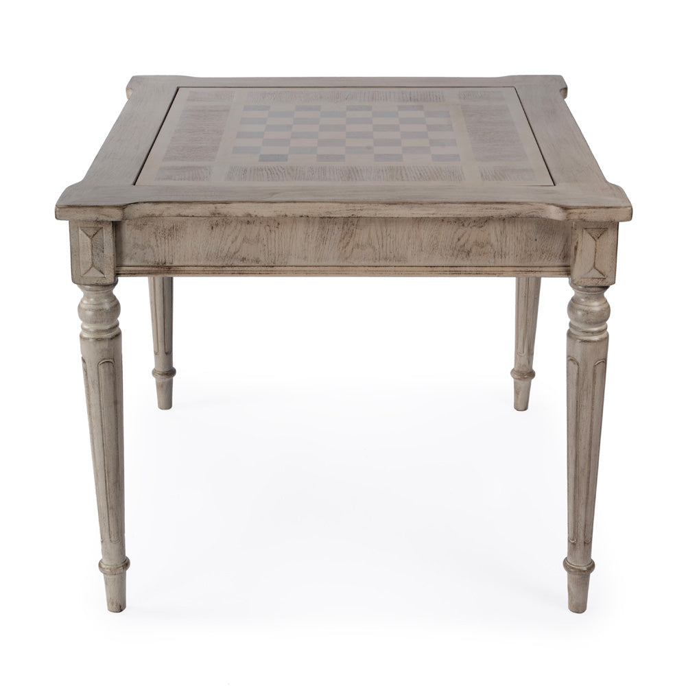 Butler Specialty Company - Vincent 36 in. W Square Wood Multi-Game Card Table, Gray - 837247